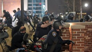 Two officers shot