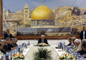 Palestinian President Abbas heads a joint meeting of the PLO executive committee and the Fatah central committee in Ramallah