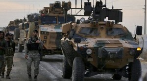Turkish-backed-Syrian-fighters-Turkish-army-vehicles_Syria