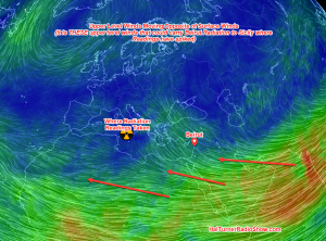BeirutREgion-Radiation-UpperLevelWIndsMovingWestward