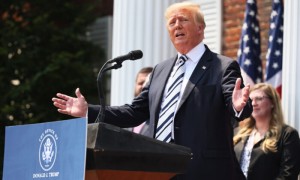 Donald Trump And America First Policy Institute Make Joint Announcement In NJ